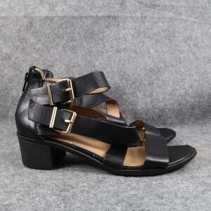 American Eagle Shoes Womens 8 Fashion Dress Sandals Open Toe Block Heel Strappy